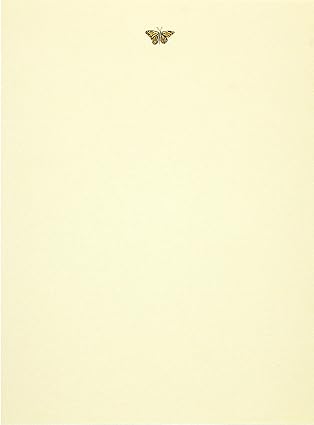 Gold Butterfly (Stationery) (Letter-Perfect Stationery Series) S