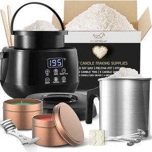 Soy Candle Making Kit for Adults, Candle Making Supplies Kit for Adults & Kids, 1Lb Soy Wax for Candle Making, 16 PC DIY Candle Making Kit for Adults Includes Electric Wax Melter, Candle Wicks & More